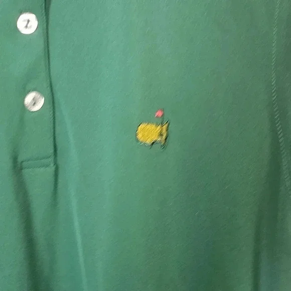 Masters Tech Green UPF Protection Performance Polo Golf Shirt SZ M Womens - Picture 3 of 9